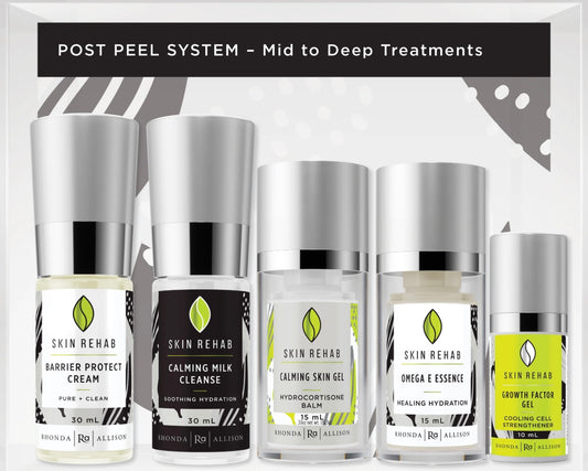 Post Peel System Calming Milk/GF Serum - Mid to Deep