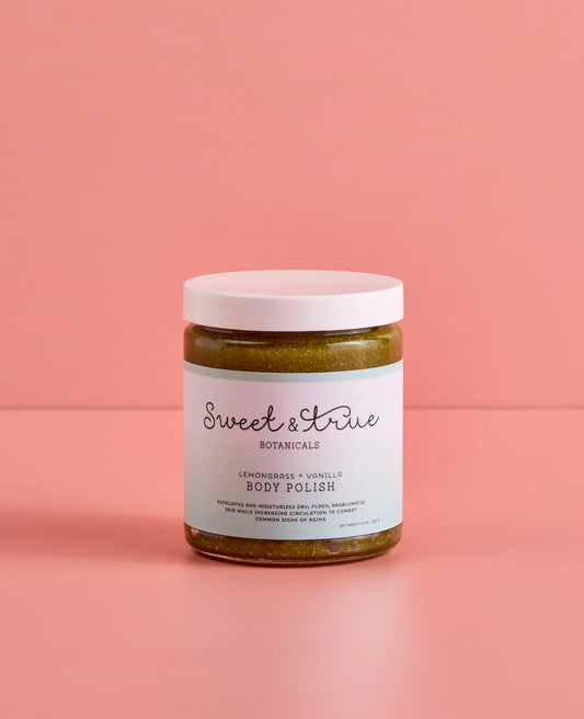Lemongrass & Vanilla Body Polish - 8 OZ